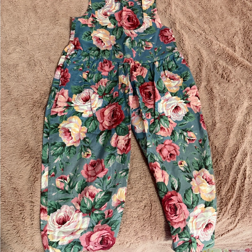 Handmade vintage 90s toddler romper